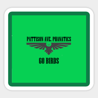 Eagles Logo Pattison Ave. Phanatics Sticker